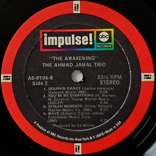 Ahmad Jamal Trio - The Awakening | Impulse! (AS-9194) - 4 Ahmad Jamal Trio - The Awakening | Impulse! (AS-9194) - 4