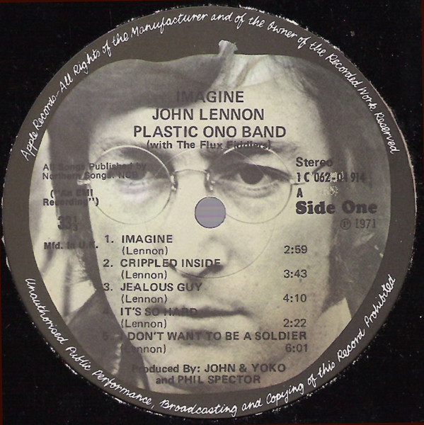 John Lennon - Imagine | Apple Records (1 C 062-04 914) - 3