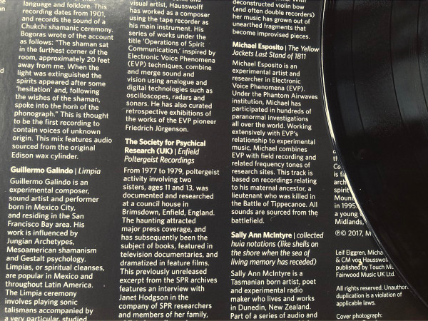 Various - Medium: Paranormal Field Recordings And Compositions, 1901-2017 | Zuckerman Museum Of Art (ZMA001) - 3