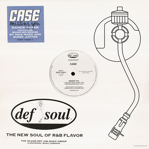 Case - Missing You (Dance Mixes) | Def Soul (DEFR 15320-1) - main