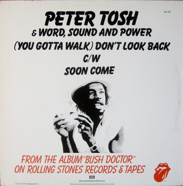 Peter Tosh - (You Gotta Walk) Don't Look Back | Rolling Stones Records (ED.16) - 2