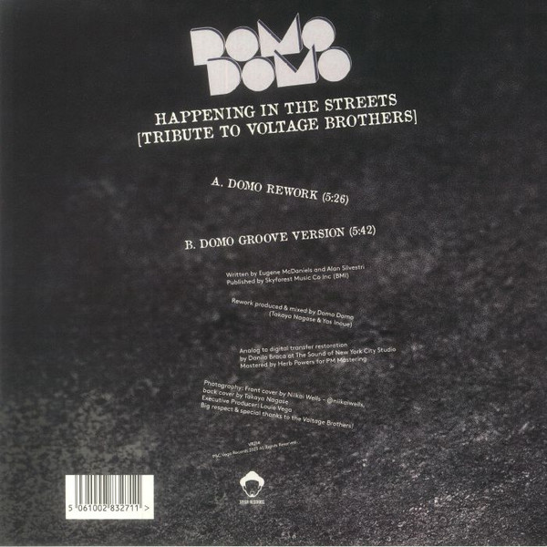 Domo Domo - Happening In The Streets (Tribute To Voltage Brothers) | Vega Records (VR214) - 2 Domo Domo - Happening In The Streets (Tribute To Voltage Brothers) | Vega Records (VR214) - 2