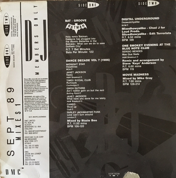 Various - September 89 - Mixes 1 | DMC (DMC 80/1) - 2 Various - September 89 - Mixes 1 | DMC (DMC 80/1) - 2