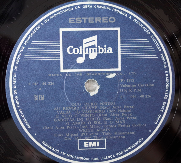 Duo Ouro Negro - O Espectáculo É Ouro Negro | Columbia (8E 046-40226) - 4