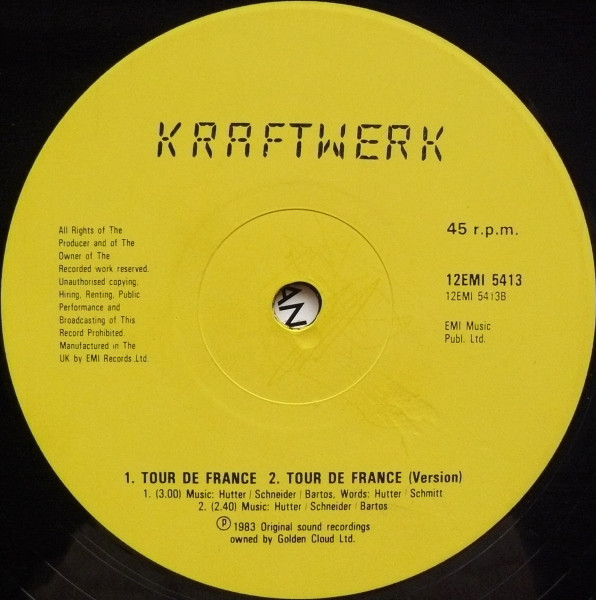 Kraftwerk - Tour De France | EMI (12EMI 5413) - 4