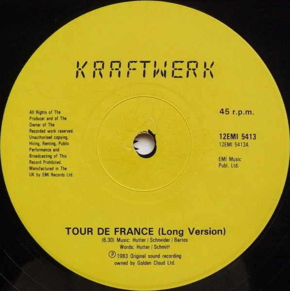 Kraftwerk - Tour De France | EMI (12EMI 5413) - 3