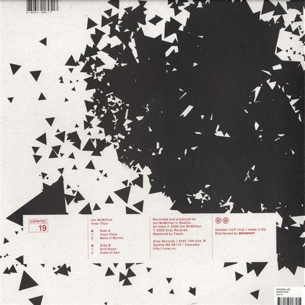 Jon McMillion - Inner Floor | Orac Records (ORAC19) - 2 Jon McMillion - Inner Floor | Orac Records (ORAC19) - 2