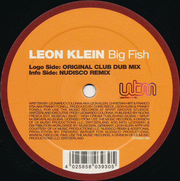 Leon Klein - Big Fish | Use The Music (UTM007-06) - main Leon Klein - Big Fish | Use The Music (UTM007-06) - main
