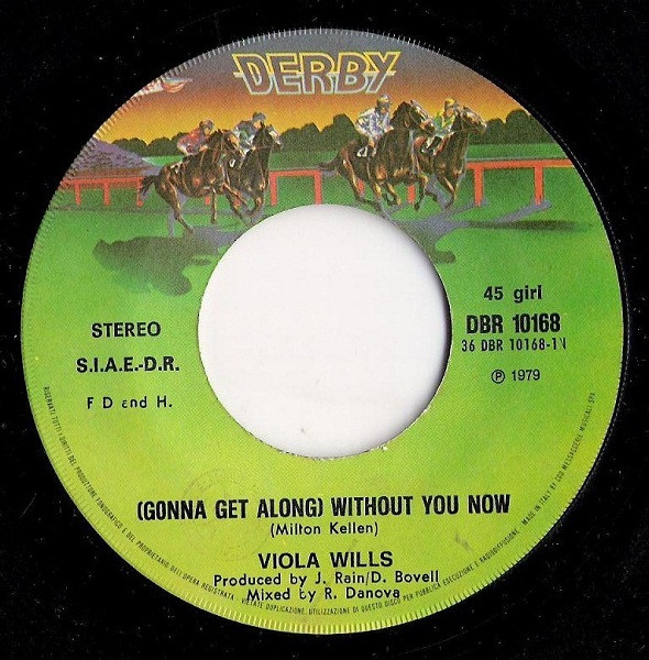 Viola Wills - (Gonna Get Along) Without You Now | Derby (DBR 10168) - 3