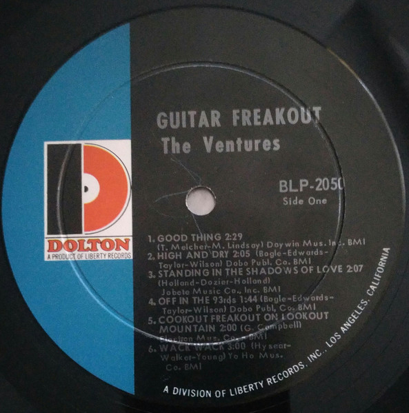 The Ventures - Guitar Freakout [Vinyl] | Dolton Records (BLP-2050) - 2
