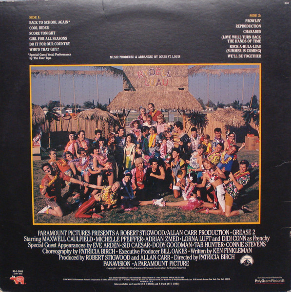 Various - Grease 2 (Original Soundtrack Recording) [Vinyl] | RSO (RS-1-3803) - 4