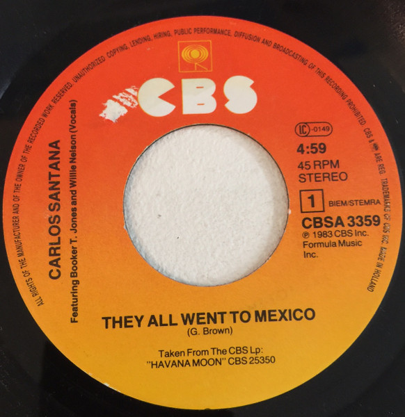 Carlos Santana - They All Went To Mexico | CBS (CBSA 3359) - 3 Carlos Santana - They All Went To Mexico | CBS (CBSA 3359) - 3
