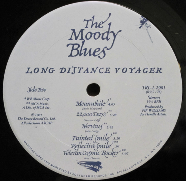 The Moody Blues - Long Distance Voyager | Threshold (TRL-1-2901) - 4 The Moody Blues - Long Distance Voyager | Threshold (TRL-1-2901) - 4