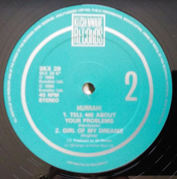 Hurrah! - If Love Could Kill | Kitchenware Records (SKX 29) - 4