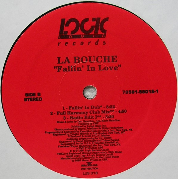 La Bouche - Fallin' In Love | Logic Records (LUS 018) - 4
