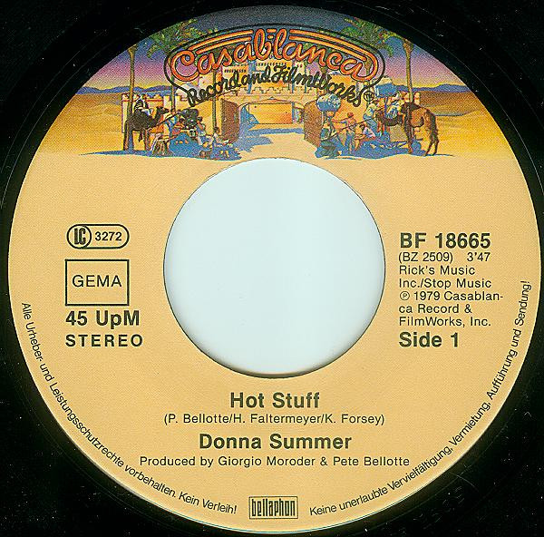 Donna Summer - Hot Stuff | Casablanca (BF 18665)