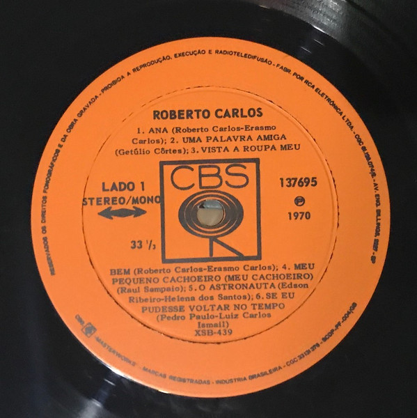Roberto Carlos - Roberto Carlos | CBS (137695) - 4 Roberto Carlos - Roberto Carlos | CBS (137695) - 4