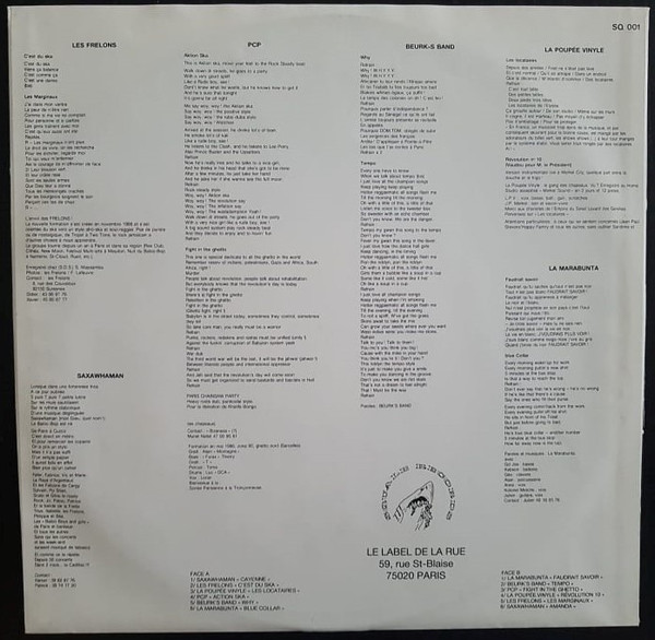Various - Kompil' Ska Paris '88' | Squale Records (SQ001) - 3