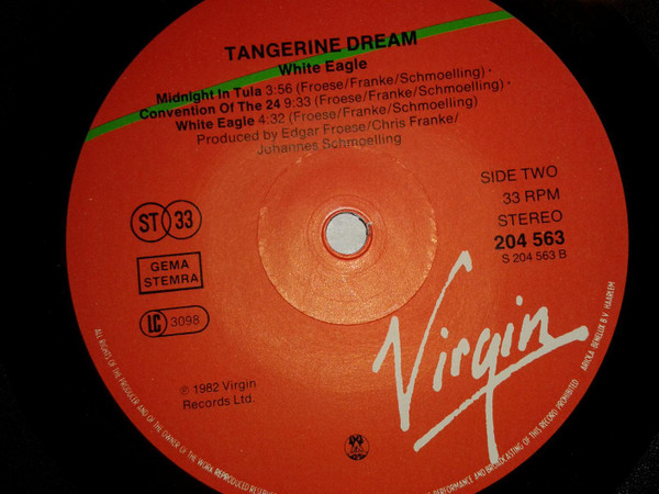 Tangerine Dream - White Eagle | Virgin (204 563) - 4
