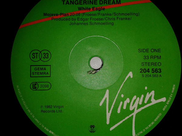 Tangerine Dream - White Eagle | Virgin (204 563) - 3