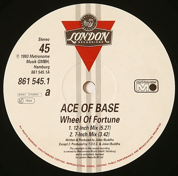 Ace Of Base - Wheel Of Fortune | Metronome (861 545-1) - 3