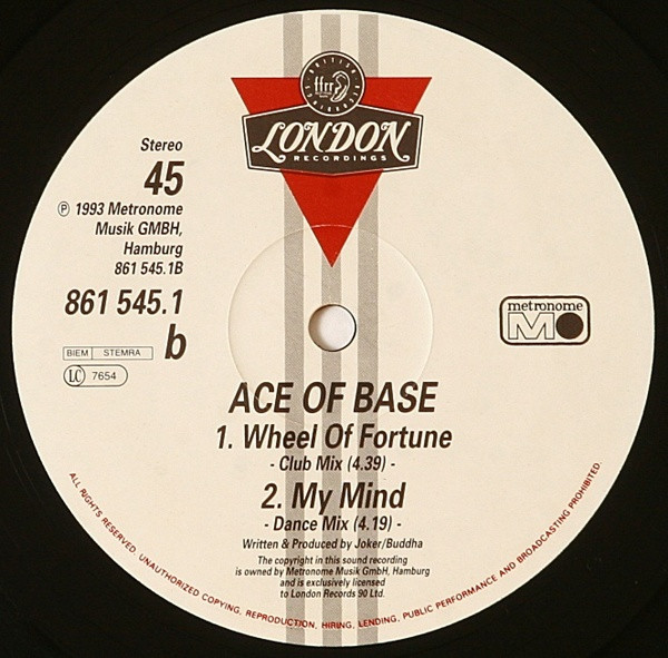 Ace Of Base - Wheel Of Fortune | Metronome (861 545-1) - 4
