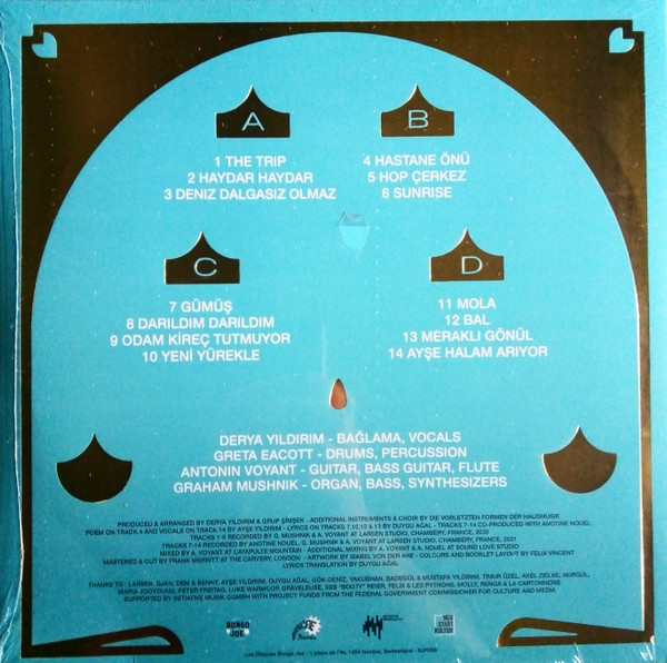 Derya Yıldırım & Grup Şimşek - Dost 1 & 2 | Les Disques Bongo Joe (BJR085) - 2