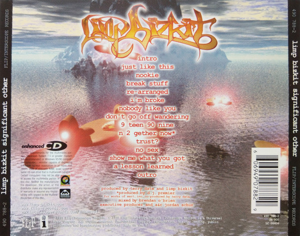 Limp Bizkit - Significant Other | Flip Records (490 788-2) - 2