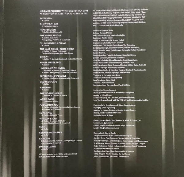 Hooverphonic - With Orchestra Live (Koningin Elisabethzaal 2012) | Sony Music (MOVLP2581) - 4 Hooverphonic - With Orchestra Live (Koningin Elisabethzaal 2012) | Sony Music (MOVLP2581) - 4