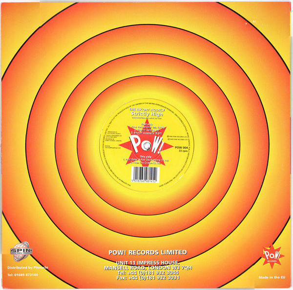 The Escort Agency - Strictly High | Pow! (POW 004) - main