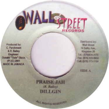 Dillgin - Praise Jah | Wallstreet Records (none) - main