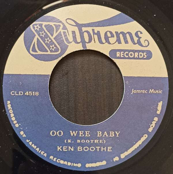 Ken Boothe - Lonely Teardrops / Oo Wee Baby | Supreme Records (CLD 4518)