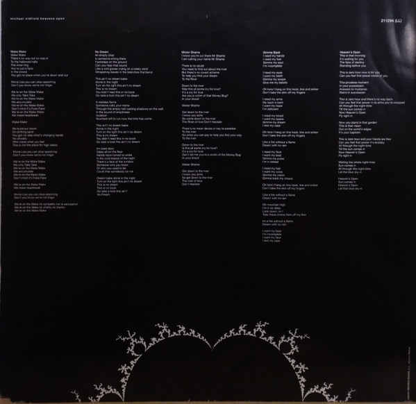 Mike Oldfield - Heaven's Open | Virgin (211294 (LL)) - 4