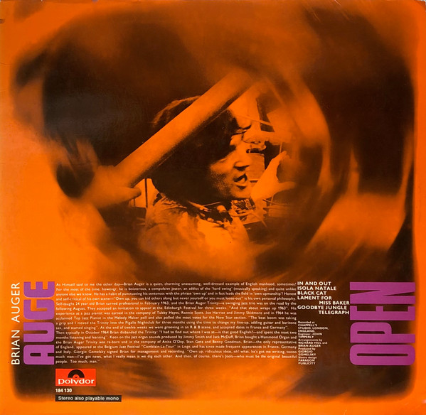 Julie Driscoll, Brian Auger & The Trinity - Open | Polydor (184 130) - 2