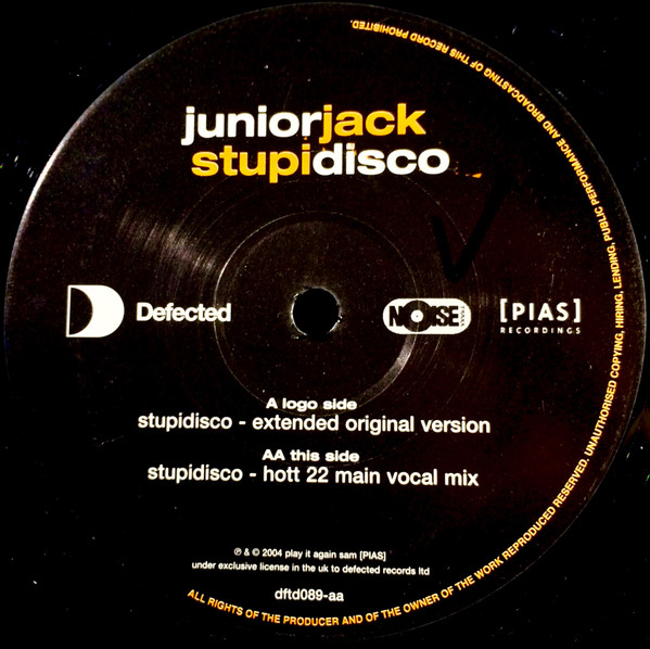 Junior Jack - Stupidisco | Defected (DFTD089) - 3