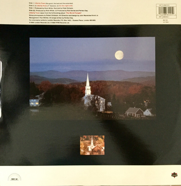 Perfect Day - Liberty Town | London Records (886 449-1) - 2