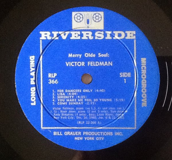 Victor Feldman - Merry Olde Soul | Riverside Records (RLP-366) - 2 Victor Feldman - Merry Olde Soul | Riverside Records (RLP-366) - 2