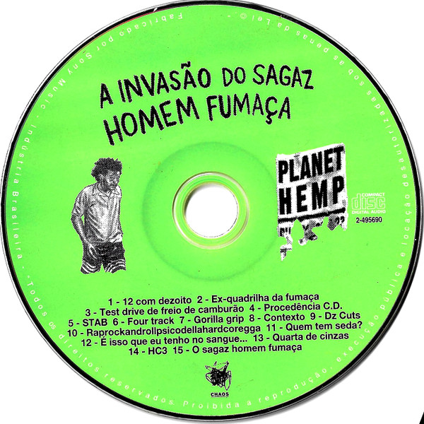 Planet Hemp - A Invasão Do Sagaz Homem Fumaça | Chaos (2-495690) - 3 Planet Hemp - A Invasão Do Sagaz Homem Fumaça | Chaos (2-495690) - 3