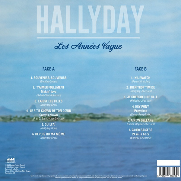 Johnny Hallyday - Les Années Vague | Culture Factory (LD-614 30) - 3 Johnny Hallyday - Les Années Vague | Culture Factory (LD-614 30) - 3