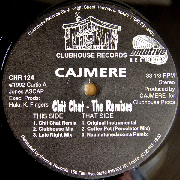 Cajmere - Chit Chat - The Remixes | Clubhouse Records (CHR 124) - main Cajmere - Chit Chat - The Remixes | Clubhouse Records (CHR 124) - main