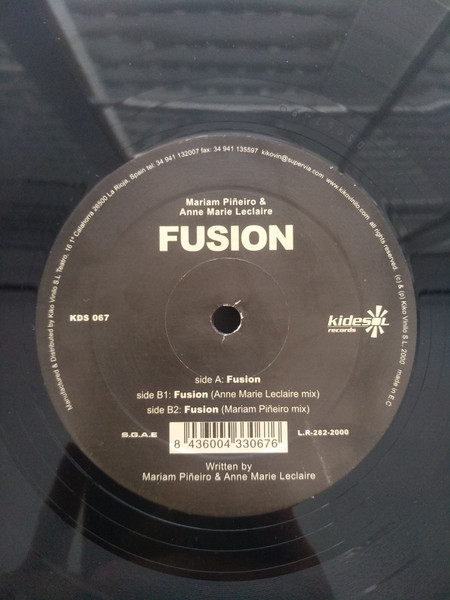 Mariam Piñeiro & Anne Marie Leclaire - Fusion | Kidesol Records (KDS 067)
