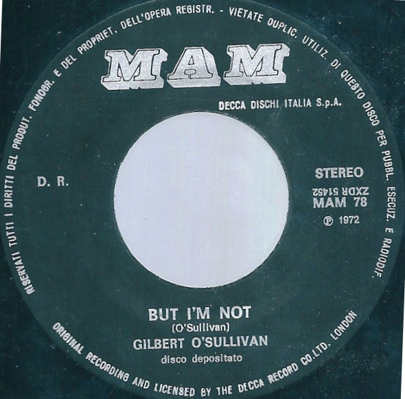 Gilbert O'Sullivan - Ooh-Wakka-Doo-Wakka-Day | MAM (MAM 78) - 4