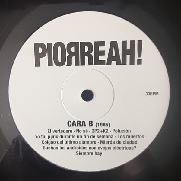 Piorreah - Maquetas 84-85 | Kremón Records (KR-066) - 2 Piorreah - Maquetas 84-85 | Kremón Records (KR-066) - 2