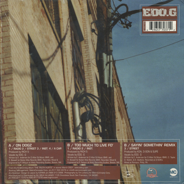 Ed O.G - On Dogz | Ground Control Records (GCR 7037-1) - 2