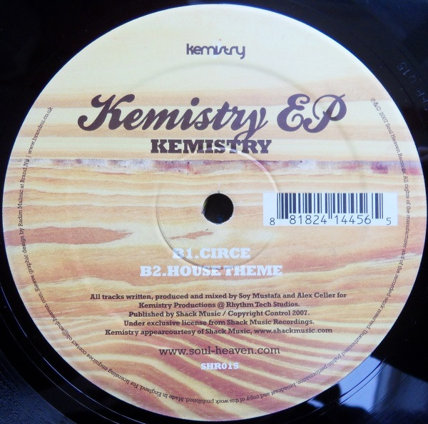 Kemistry - Kemistry EP | Soul Heaven Records (SHR015) - 2