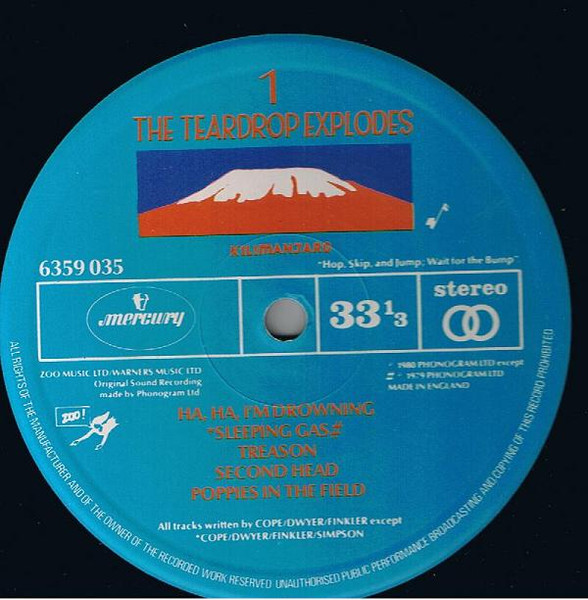The Teardrop Explodes - Kilimanjaro | Mercury (6359 035) - 3