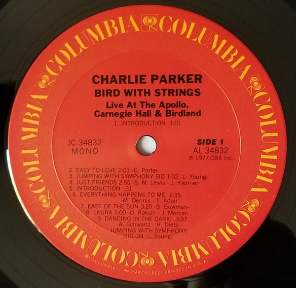 Bird With Strings (Live At The Apollo, Carnegie Hall & Birdland)
