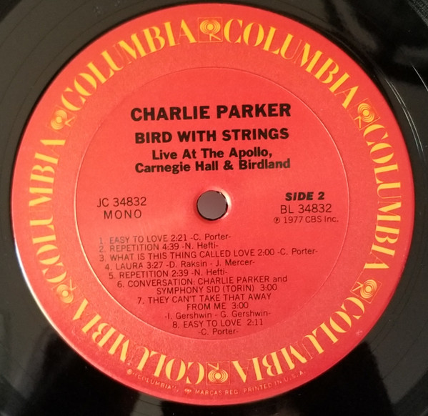 Bird With Strings (Live At The Apollo, Carnegie Hall & Birdland)