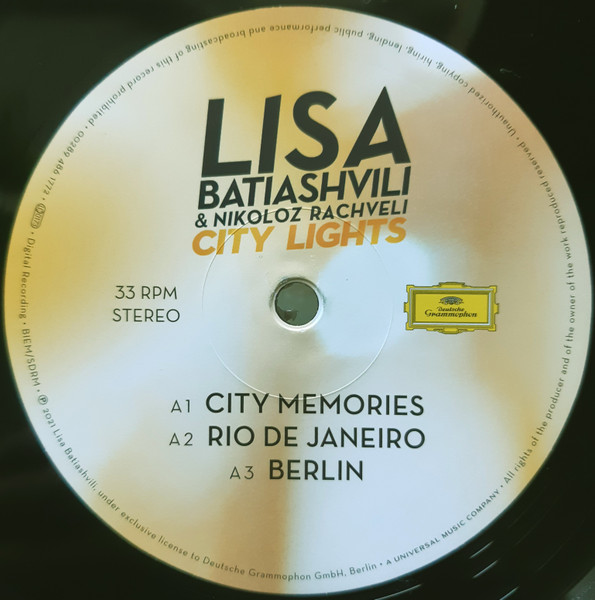 Lisa Batiashvili & Nikoloz Rachveli , Katie Melua · Till Brönner · Maximilian Hornung - City Lights | Deutsche Grammophon (00289 486 1772) - 3