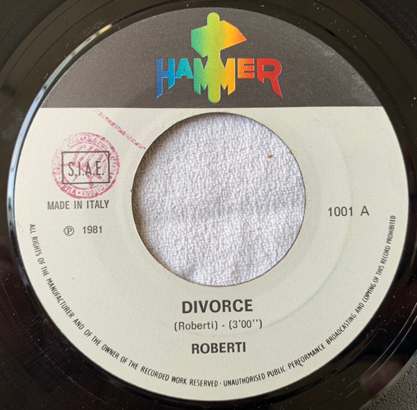 Roberti - Divorce | Hammer (1001) - 3